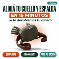 Masajeador Shiatsu MitaLabs · Amasado Tipo Manos + Calor · Alivio de Cuello, Hombros y Espalda