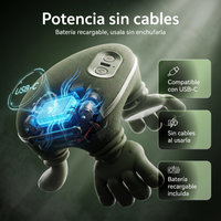 Masajeador Shiatsu MitaLabs · Amasado Tipo Manos + Calor · Alivio de Cuello, Hombros y Espalda