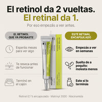 Retinal Shot · Retinal 0,1 % Encapsulado, Matrixyl 3000 y Niacinamida