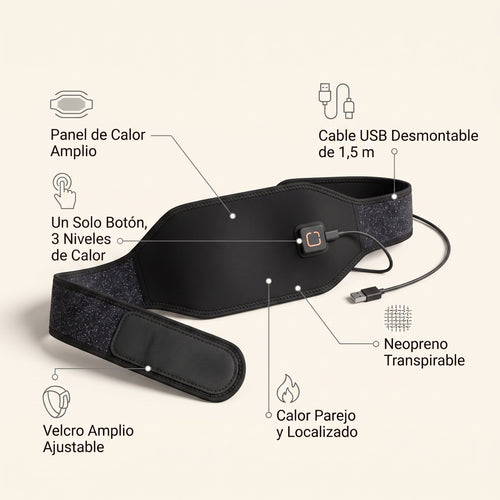 Cinturón Térmico Lumbar MitaLabs®