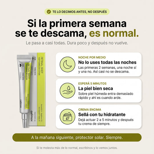 Retinal Shot · Retinal 0,1 % Encapsulado, Matrixyl 3000 y Niacinamida