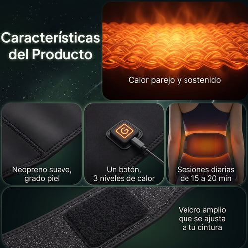 Cinturón Térmico Lumbar MitaLabs®