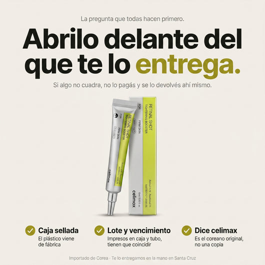 Retinal Shot · Retinal 0,1 % Encapsulado, Matrixyl 3000 y Niacinamida