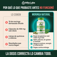 Moringa Oleífera Natural · 60 cápsulas