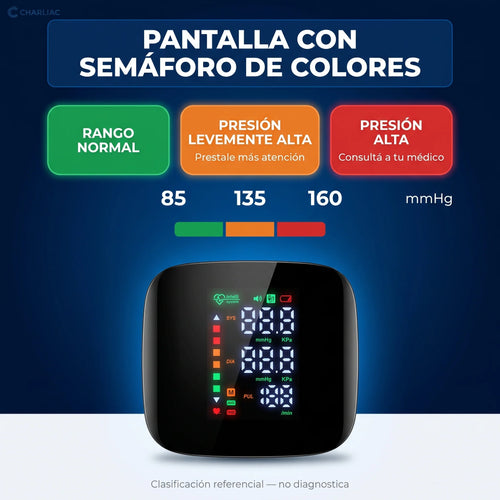 Tensiómetro Digital de Muñeca® — Voz en Español + Recargable USB-C