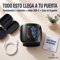 Tensiómetro Digital de Muñeca® — Voz en Español + Recargable USB-C