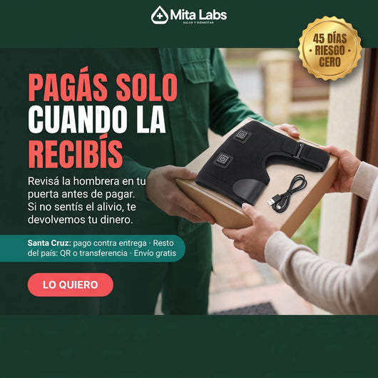 Hombrera Térmica MitaLabs — Calor 3 Niveles | Alivio de Hombro, Cuello y Espalda